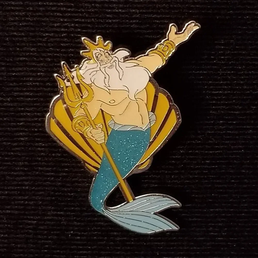Little Mermaid CHASER Pin King Triton Daughters Of Triton Loungefly Disney Dad